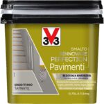 V33 RINNOVARE PAVIMENTI GRIGIO TITANIO SATINATO  LT.0.75