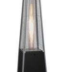 STUFA AEREA PIRAMIDE A GAS IN ACCIAIO