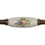 MANIGLIA PORCELLANA MARA FLORENCE/CHAMPAGNE%