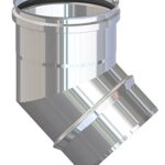 GOMITO X PELLET INOX AISI 45 D.80