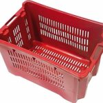 CASSETTA PVC IMPILABILE LT.40 CM.56X35X31 FORATA I.C.S.