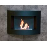 STUFA A BIOTANOLO A PARETE MOD.ROUND