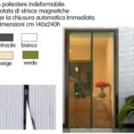 ZANZARIERA MAGNETICA LUSSO CM.140X240 BIANCA