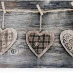 TAPPETO ANTISCIVOLO CUORI APPESI GRIGIO 52x200