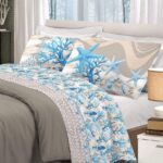 LENZUOLA MATRIMONIALE 100% COTONE MARINA AZZURRA