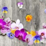 TAPPETO ANTISCIVOLO ORCHIDEA 52X150