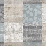 TAPPETO ANTISCIVOLO PATCHWORK A QUADROTTI 52X200