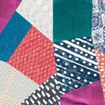 TAPPETO ANTISCIVOLO PATCHWORK MULTICOLO 52X150