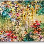 TAPPETO ANTISCIVOLO RISVEGLIO FLOREALE 52X300