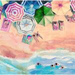 TAPPETO ANTISCIVOLO SPIAGGIA 52X150