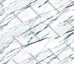 PANNELLO EFFETTO MARMO 300X120 BIANCO/NERO CARRARA