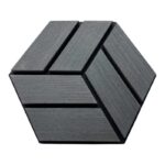 ARD PANNELLO MDF ESAGONO 300X260 BLACK OAK